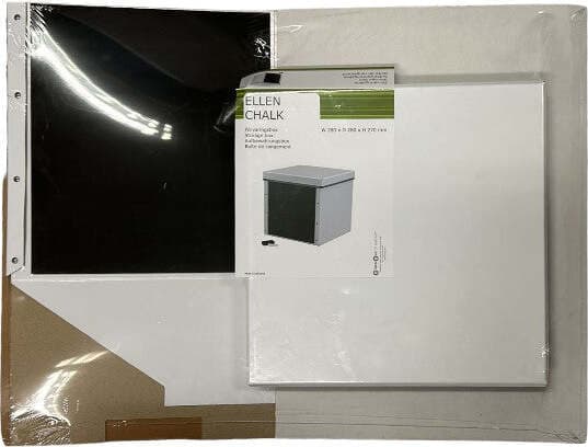 DOMOPAK - SCATOLA ELLEN USO UFFICIO CHALKWHITE 28X28X26,5CM