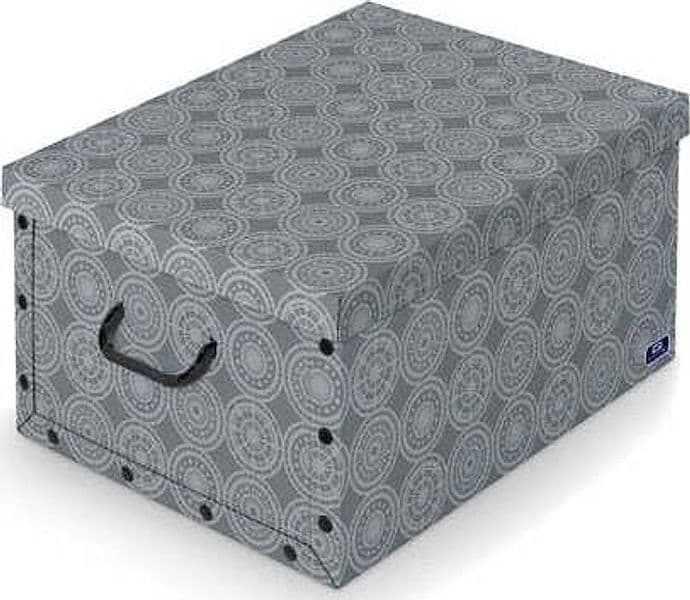 DOMOPAK---SCATOLA-GUARDAROBA-BORDEAUX/GREY-39X50X24CM