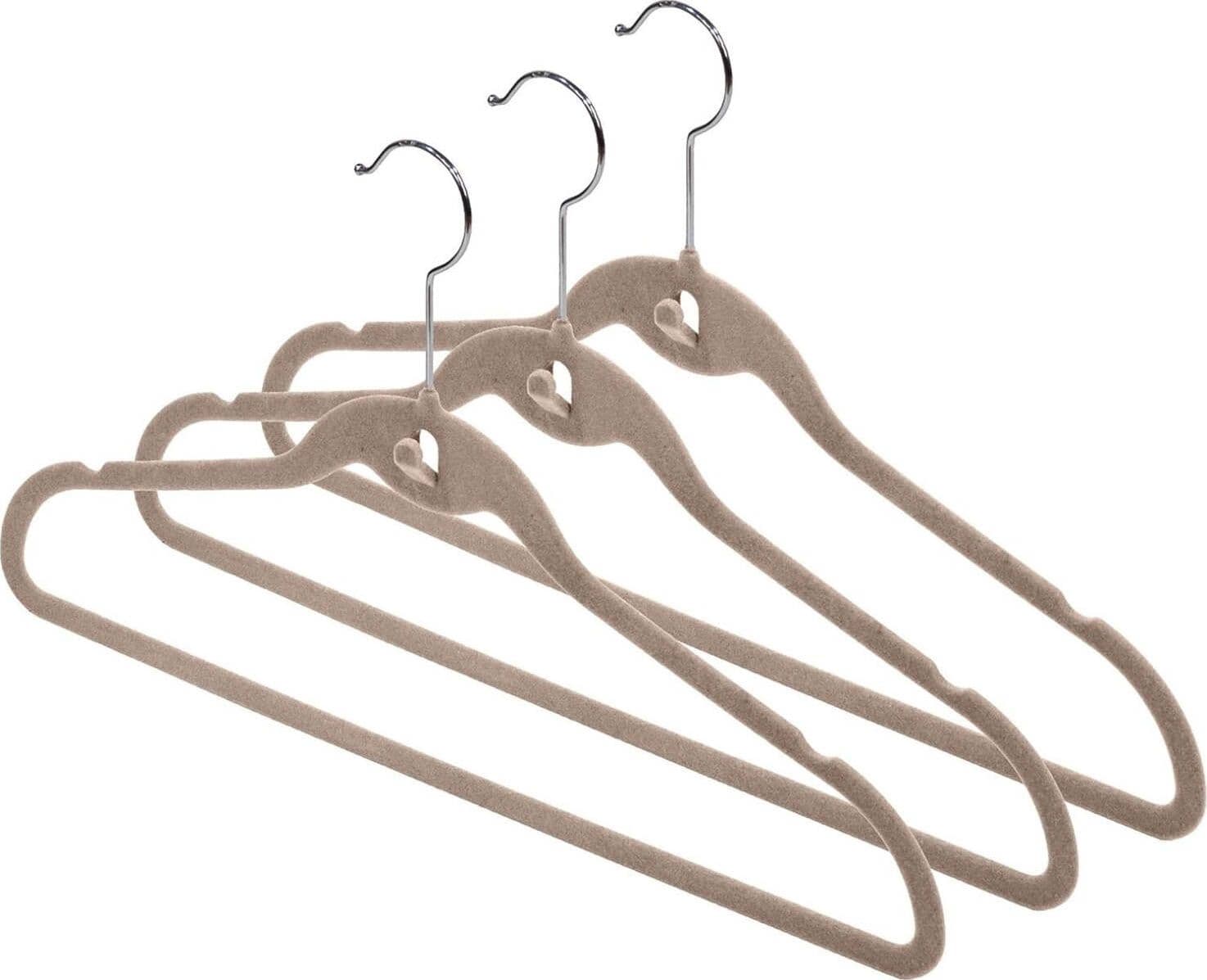 DOMOPAK---SET-3-APPENDIABITI-CON-GANCIO-ANTISCIVOLO-BEIGE-42CM