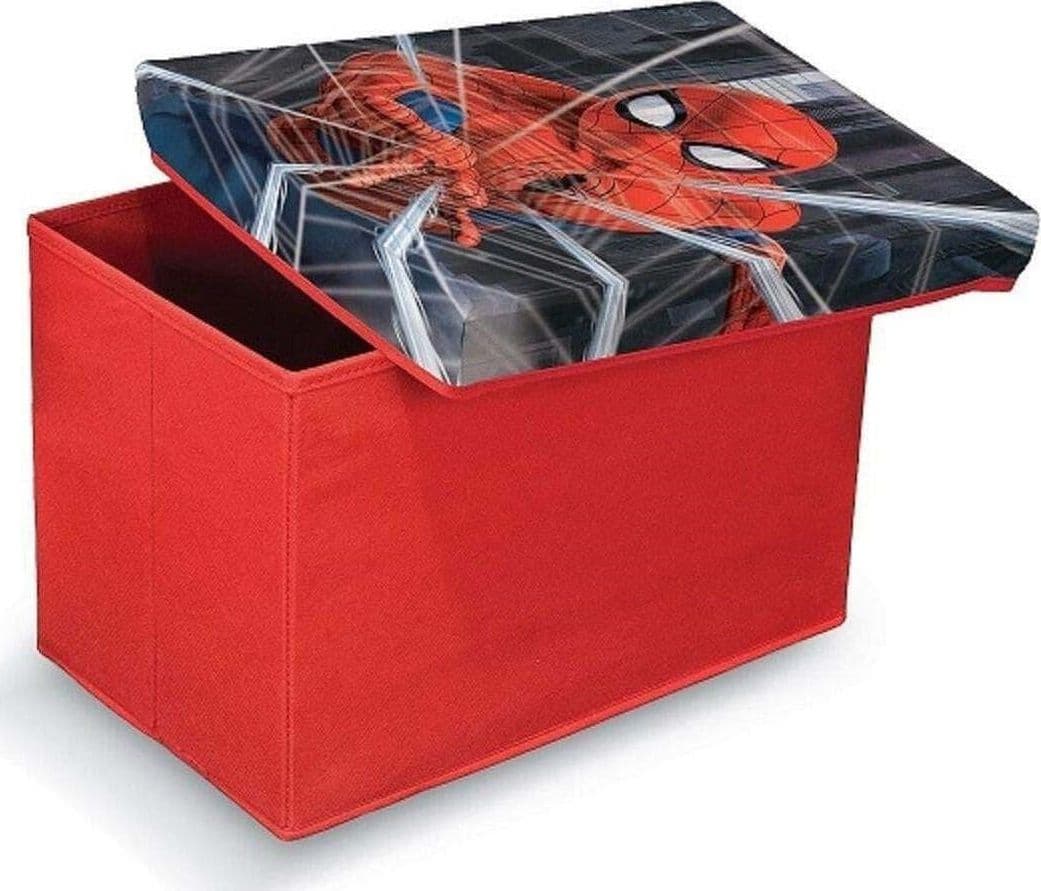 DOMOPAK-OTTOMAN---SCATOLA-PIEGHEVOLE-CON-COPERCHIO-SPIDERMAN-49X31X31CM