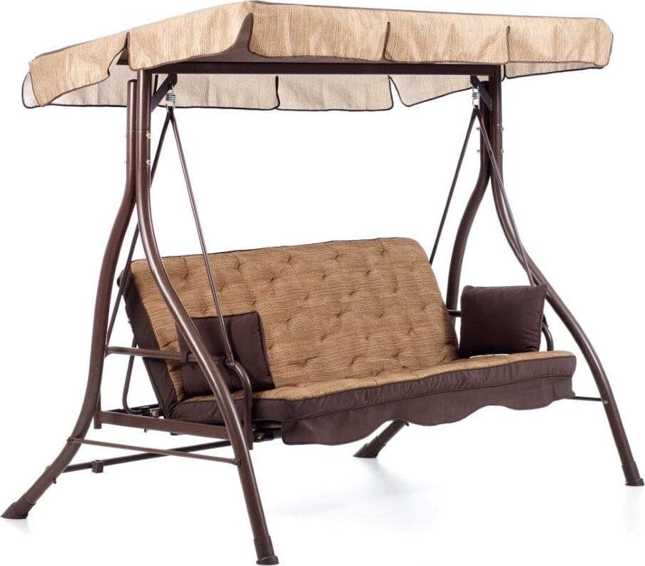 Dondolo 3 Posti Con Funzione Letto Zanzibar My Garden Dondolo Da Esterno Arredo Giardino E Terrazze Giardino e giardinaggio/Arredamento da giardino e accessori/Dondoli per portico Ferus - Montoro, Commerciovirtuoso.it