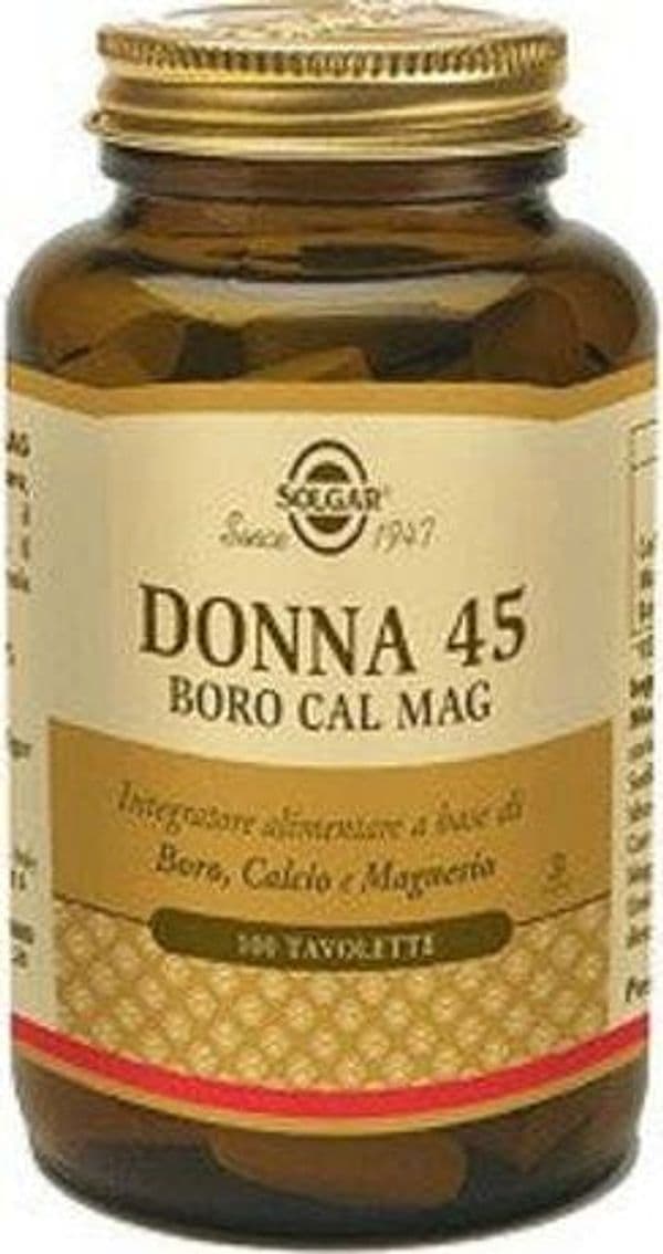 DONNA-45,-BORO-CAL-MAG-integratore-alimentare-100-tavolette-Solgar