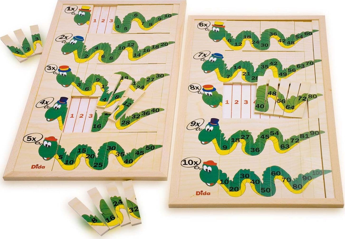 Draghi Tabelline Gioco per Bambini in Legno Metodo Montessori Dida in Giochi con tessere Dida - Ragusa, commercioVirtuoso.it