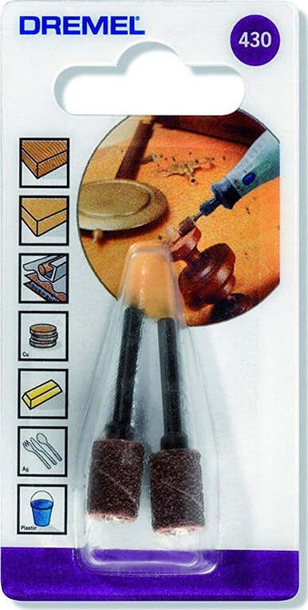 DREMEL-430---CILINDRI-ABRASIVI-GRANA-60-CON-PERNO-mm-6,4-PEZZI-2