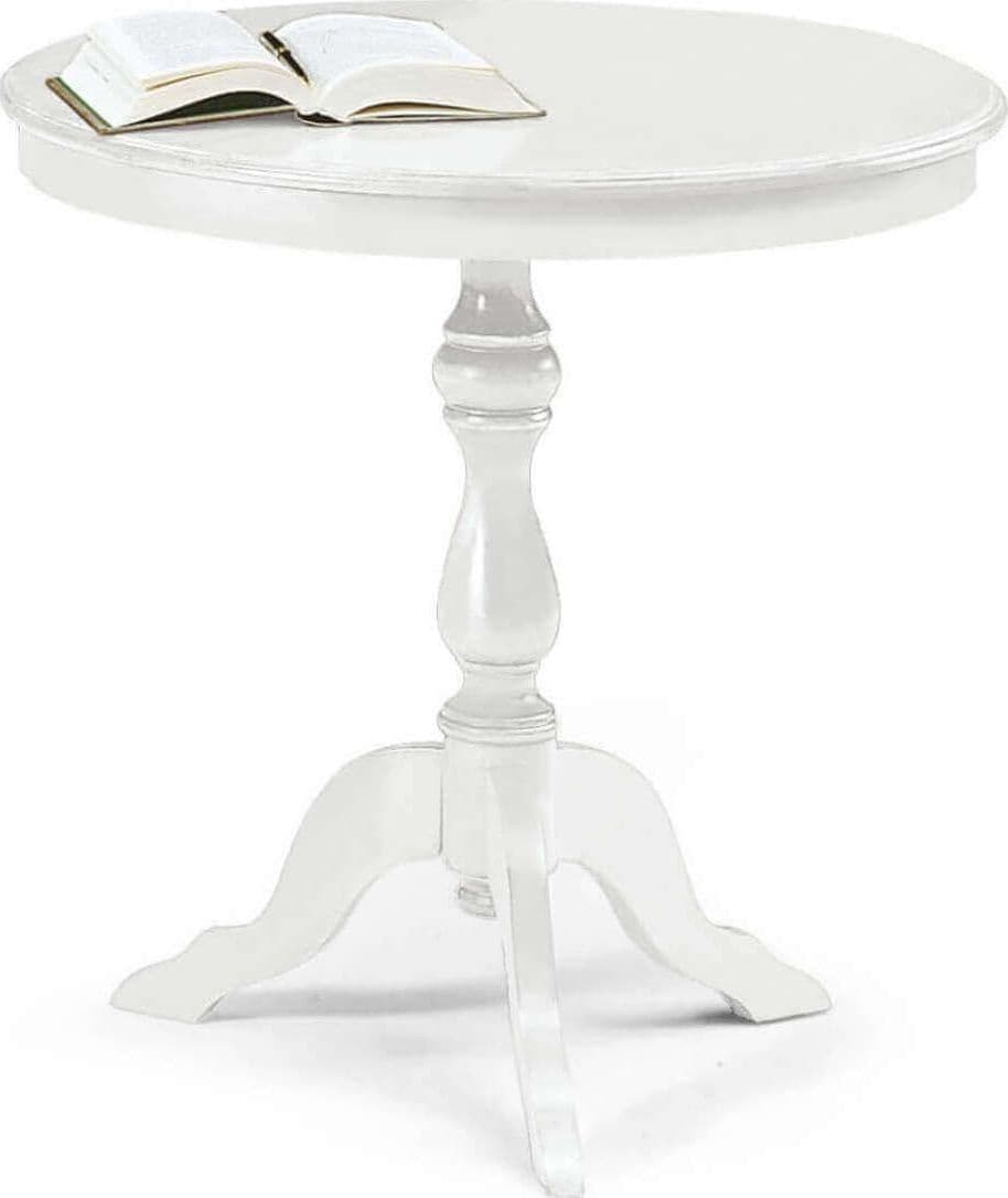 DUKE---tavolino-in-legno-massello-tondo-60x75-Bianco-Milani-Home