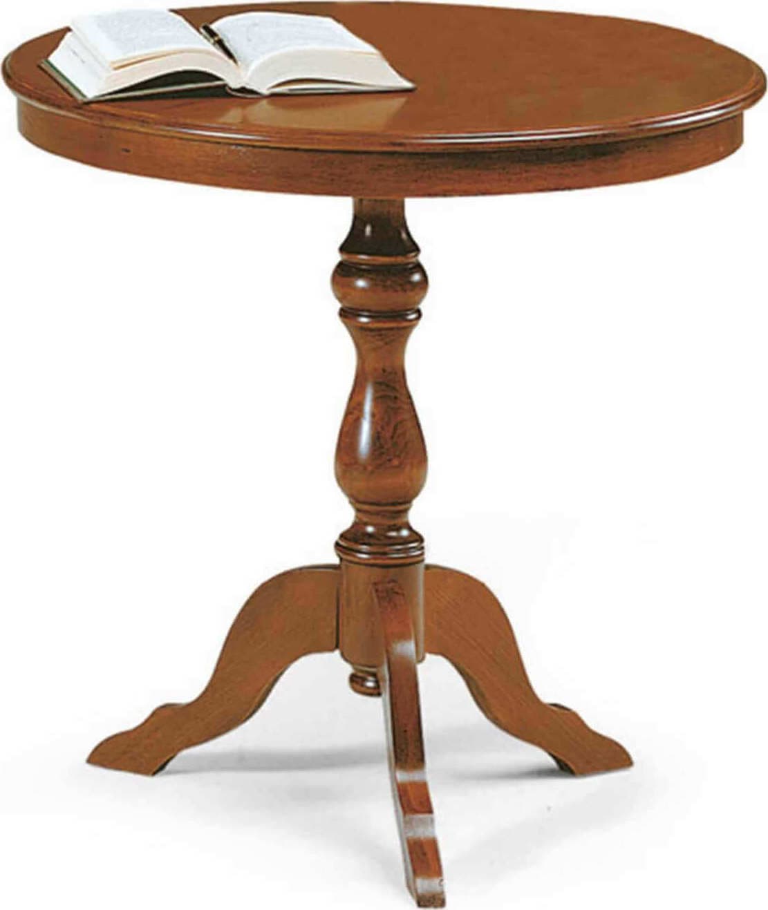 DUKE---tavolino-in-legno-massello-tondo-60x75-Tinta-noce-Milani-Home