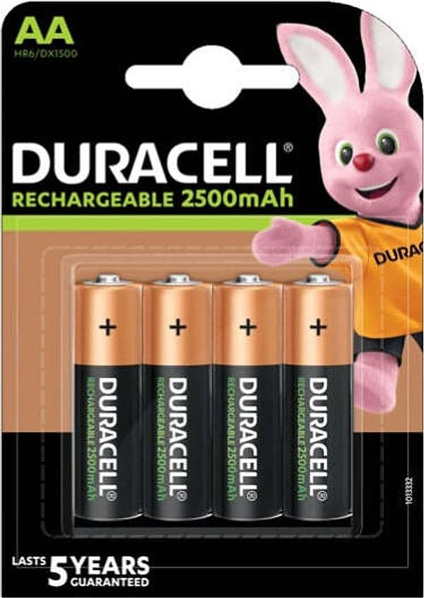 Duracell Pile AA ricaricabili - 2500 mAh - Duracell Precharged - blister 4 pezzi Elettronica/Pile e caricabatterie/Pile monouso Eurocartuccia - Pavullo, Commerciovirtuoso.it