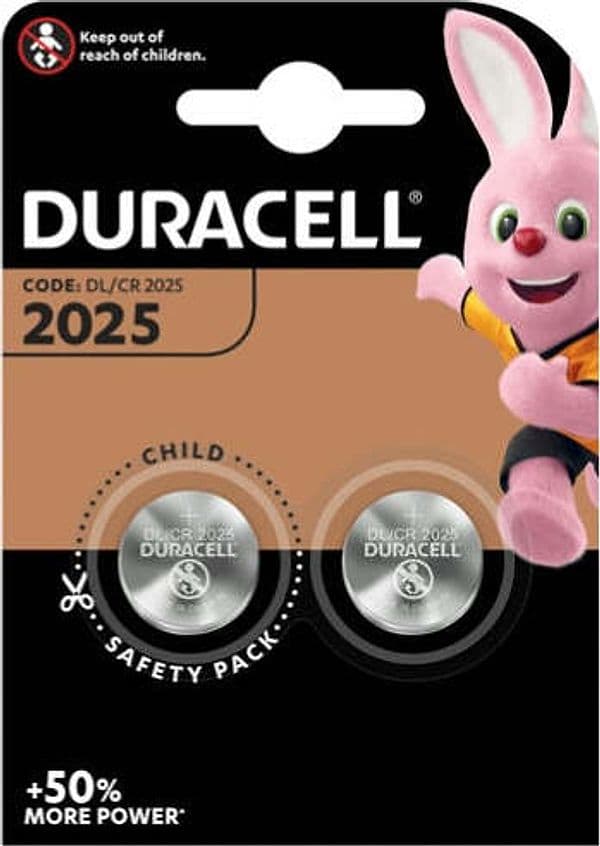 Duracell Pile litio - 3V - CR2025 - Duracell - blister 2 pile Elettronica/Pile e caricabatterie/Pile monouso Eurocartuccia - Pavullo, Commerciovirtuoso.it