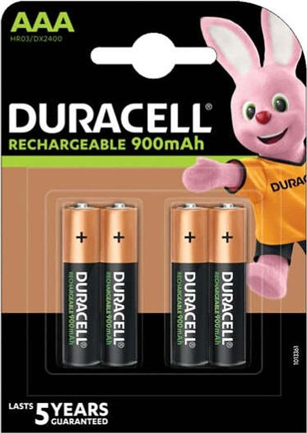 Duracell Pile ricaricabili Mini Stilo AAA - Precharged - 900mah - Duracell - blister 4 pezzi Elettronica/Pile e caricabatterie/Pile monouso Eurocartuccia - Pavullo, Commerciovirtuoso.it