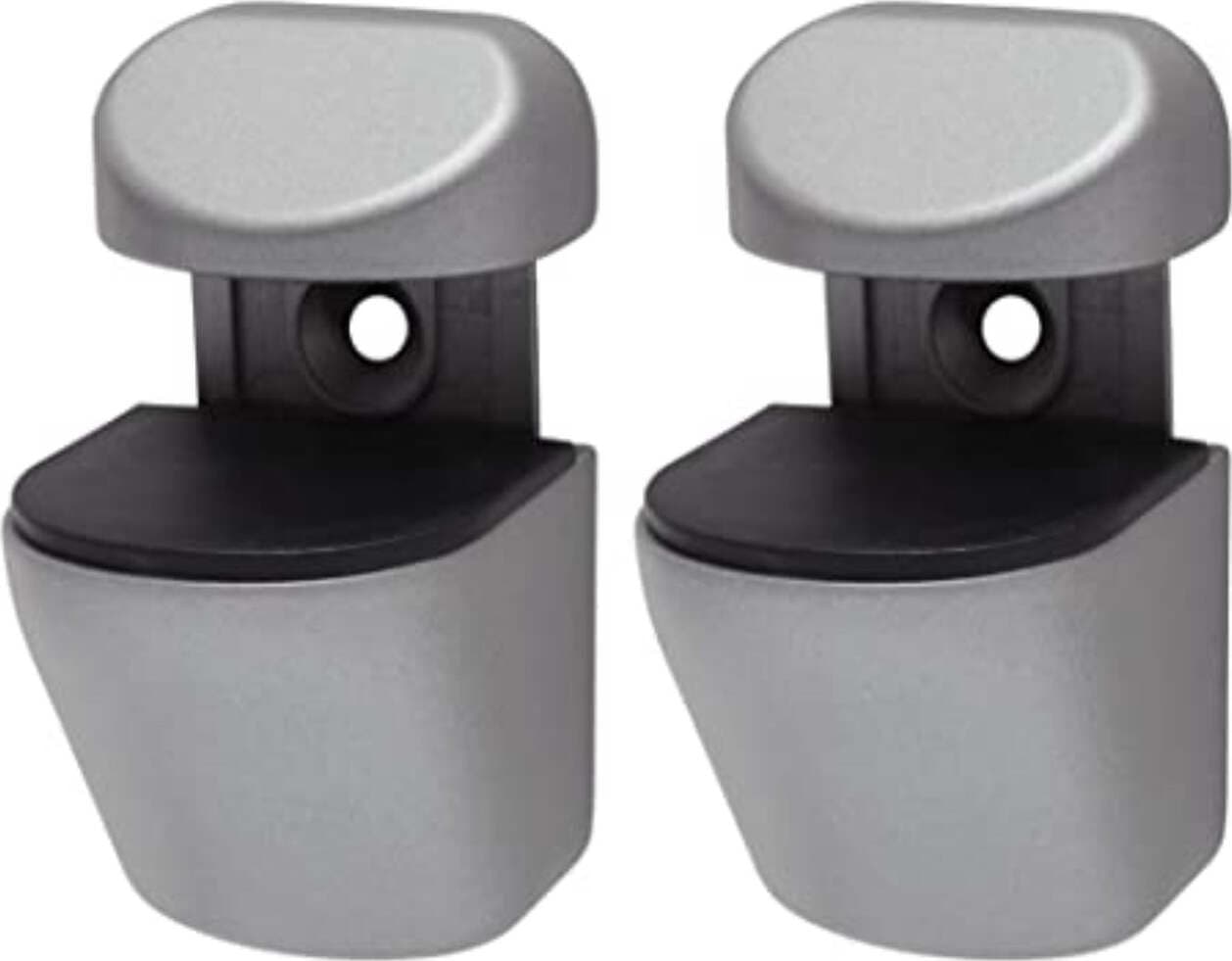 DURALINE---2-PEZZI---COPPIA-DI-REGGIMENSOLE-A-CLIPS---COLORE-ARGENTO-SATINATO-OPACO