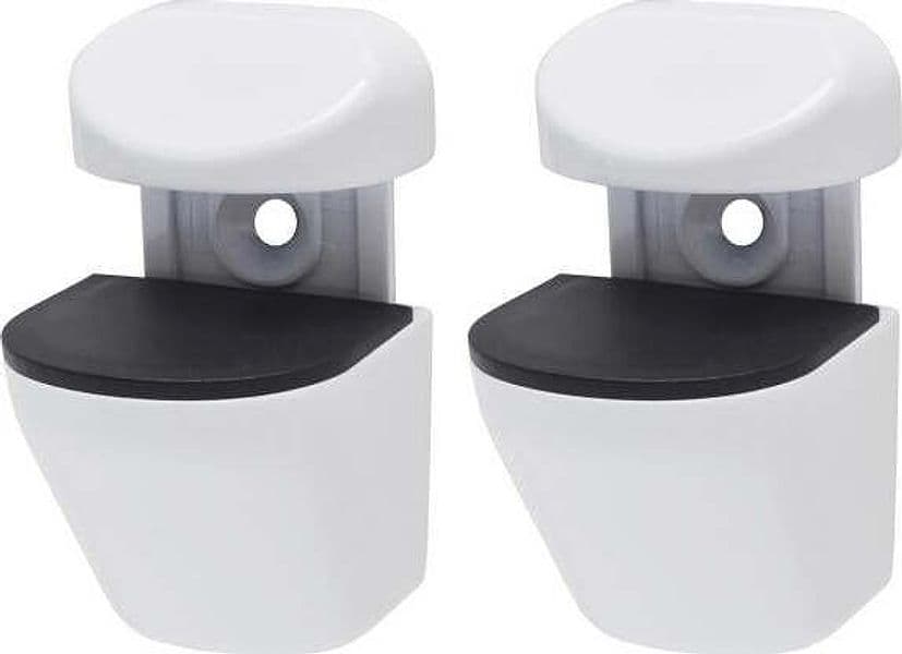 DURALINE---2-PEZZI---COPPIA-DI-REGGIMENSOLE-A-CLIPS---COLORE-BIANCO-ALPINO
