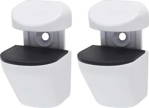 DURALINE---2-PEZZI---COPPIA-DI-REGGIMENSOLE-A-CLIPS---COLORE-BIANCO-ALPINO