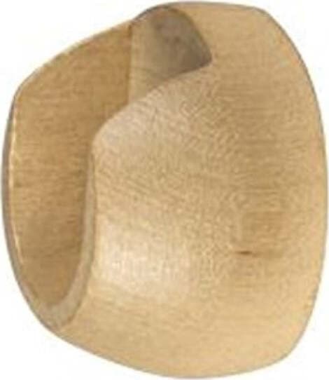 ECOSI'---2-SUPPORTI-PARETE/PARETE-PER-BASTONI-DIAMETRO-28MM-IN-LEGNO-NATURALE***