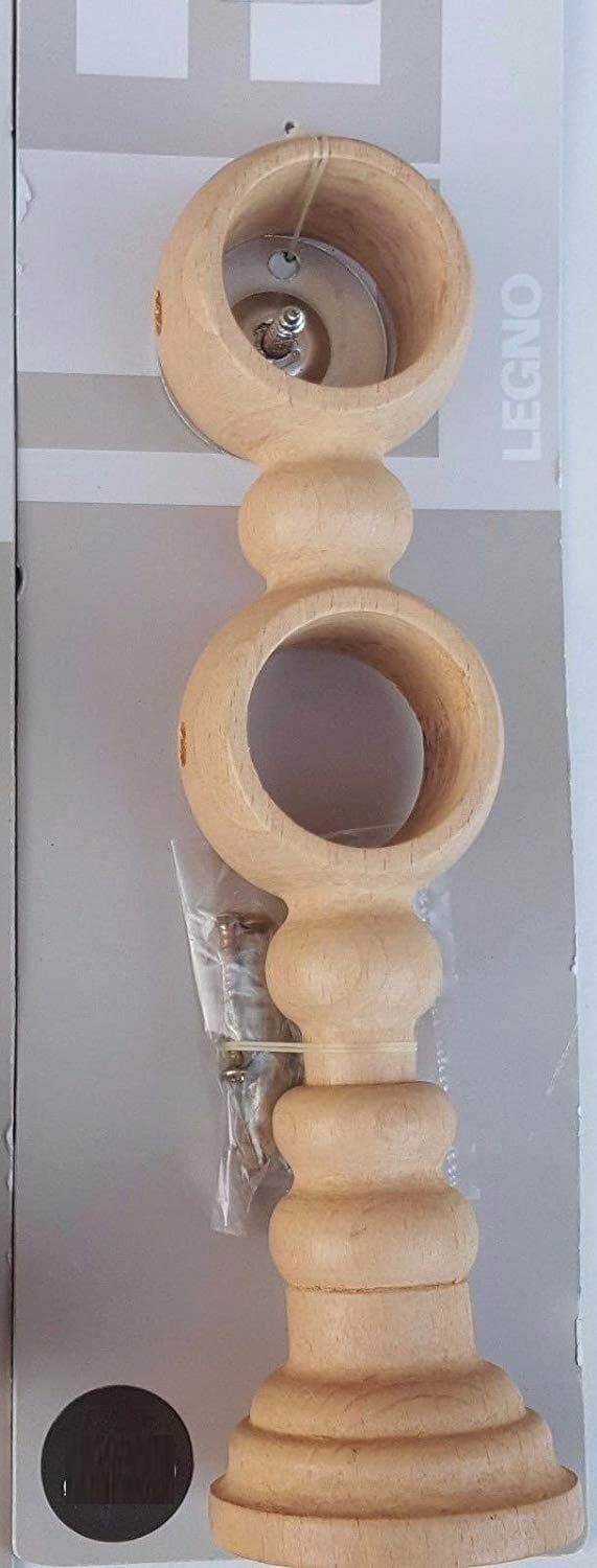 ECOSI'---SUPPORTO-DOPPIO-CHIUSO-PER-BASTONI-D.-28-IN-LEGNO-NATURALE