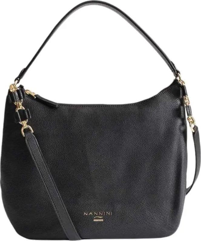 18041 BORSA A SPALLA Nannini Nero 0000000081 in Borse a spalla Époque - Manfredonia, commercioVirtuoso.it