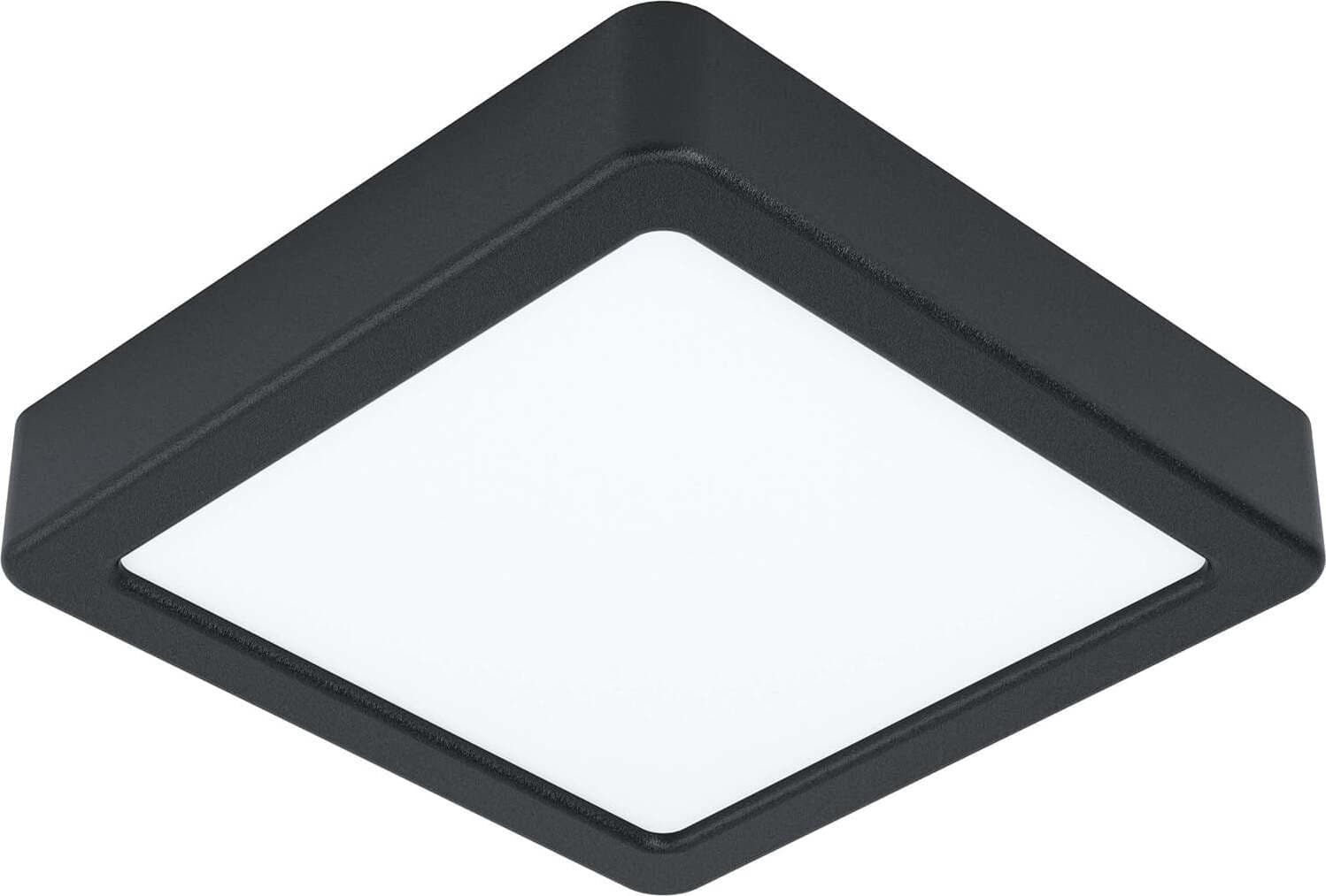 EGLO---PLAFONIERA-FUEVA-QUADRATA-5-LED-INMETALLO-NERO-12W-WARM-WHITE-160-MM