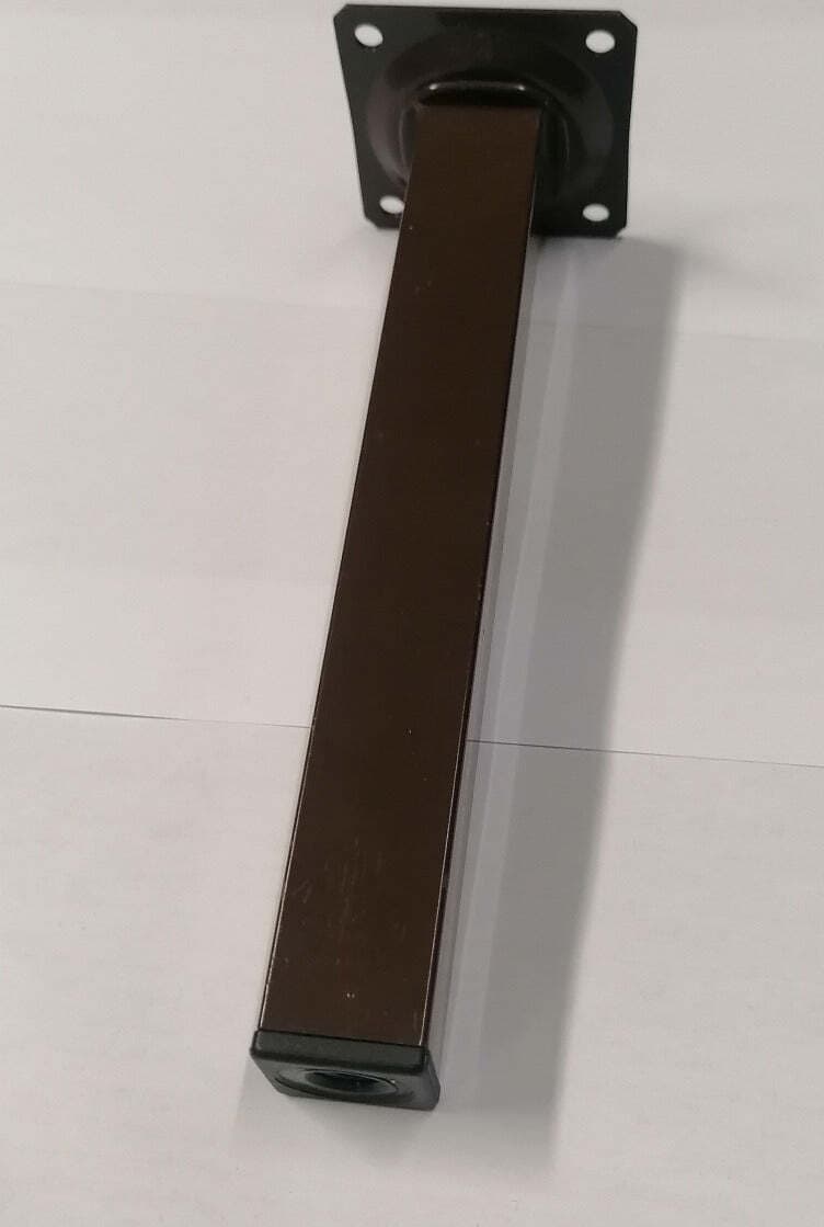ELEMENT-SYSTEM---PIEDE-QUADRO-MARRONE-25X25-H-200
