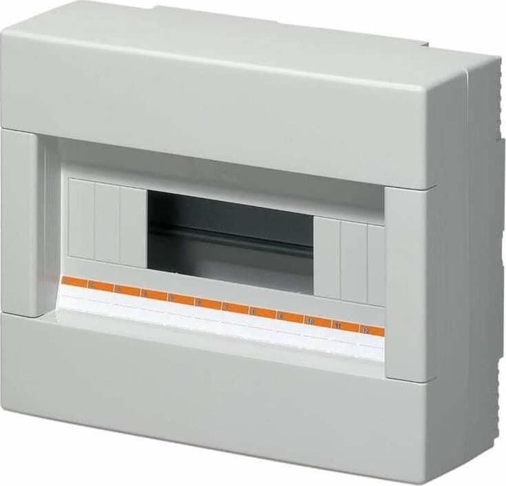 ELETTROCANALI---CENTRALINO-DA-PARETE-SENZA-PORTA-GRIGIO-12-MODULI-EC61012