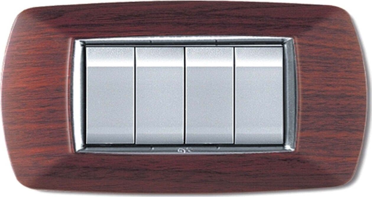 ELETTROCANALI---PLACCA-MYLIFE-4-MODULI-LEGNO-SCURO