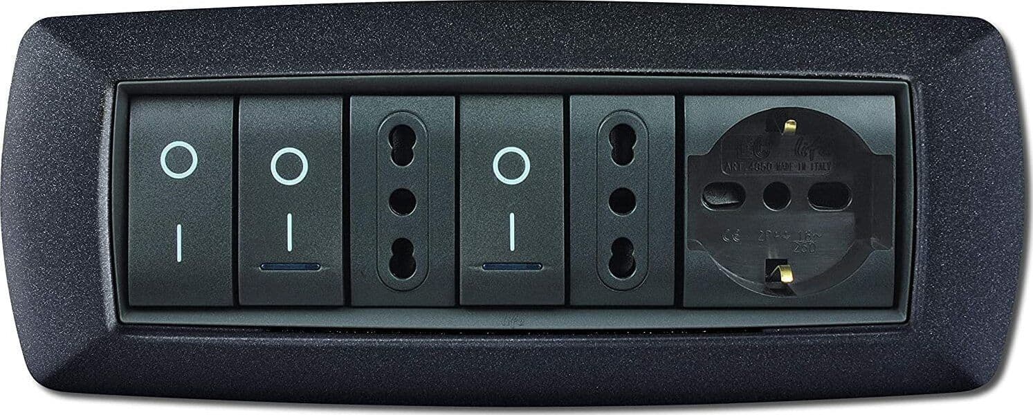 ELETTROCANALI---PLACCA-MYLIFE-7-MODULI-VULCANIZADO-GRIGIO-NOTTE