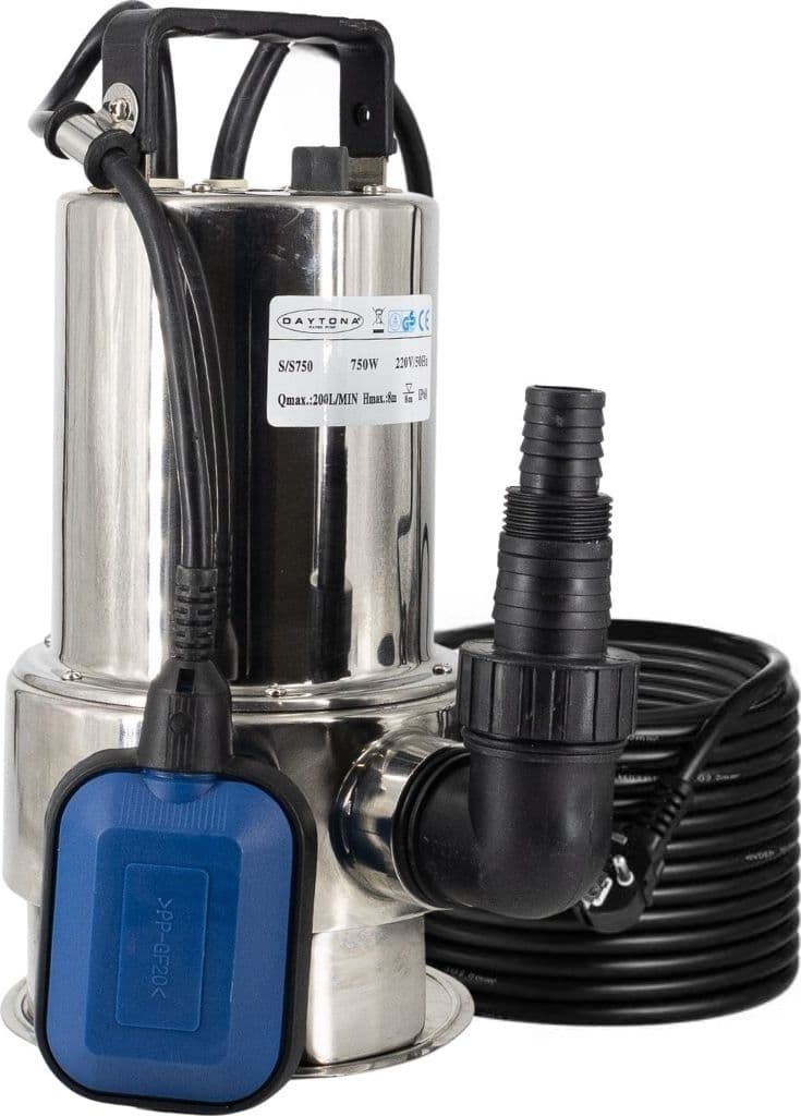Elettropompa Sommergibile Daytona Acque Chiare Pulite Immersione Acciaio Inox Hp 1.0 Uso Domestico Fai da te/Tubature grezze/Pompe acqua e accessori/Pompe sommerse Ogomondo - Martina Franca, Commerciovirtuoso.it