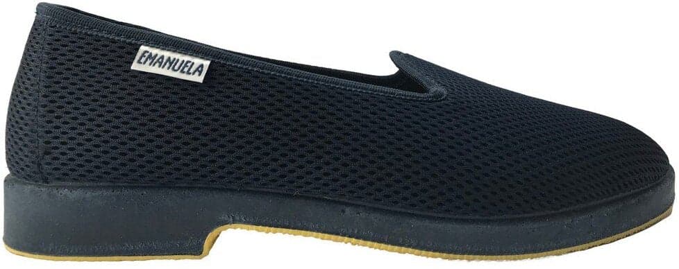 EMANUELA Scarpa comfort donna in tessuto blu in Pantofole Calzature Durello - Agna, commercioVirtuoso.it