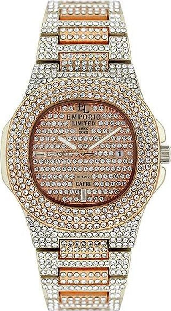 Emporio Limited - Orologio Al Quarzo Capri Oro Rosa/Argento - 2733 in Orologi da polso Prezzo Bomba Store - Casalnuovo di Napoli, commercioVirtuoso.it