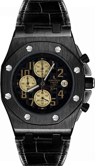 Emporio Limited - Orologio Cronometro Roma Nero/Oro - 3501
