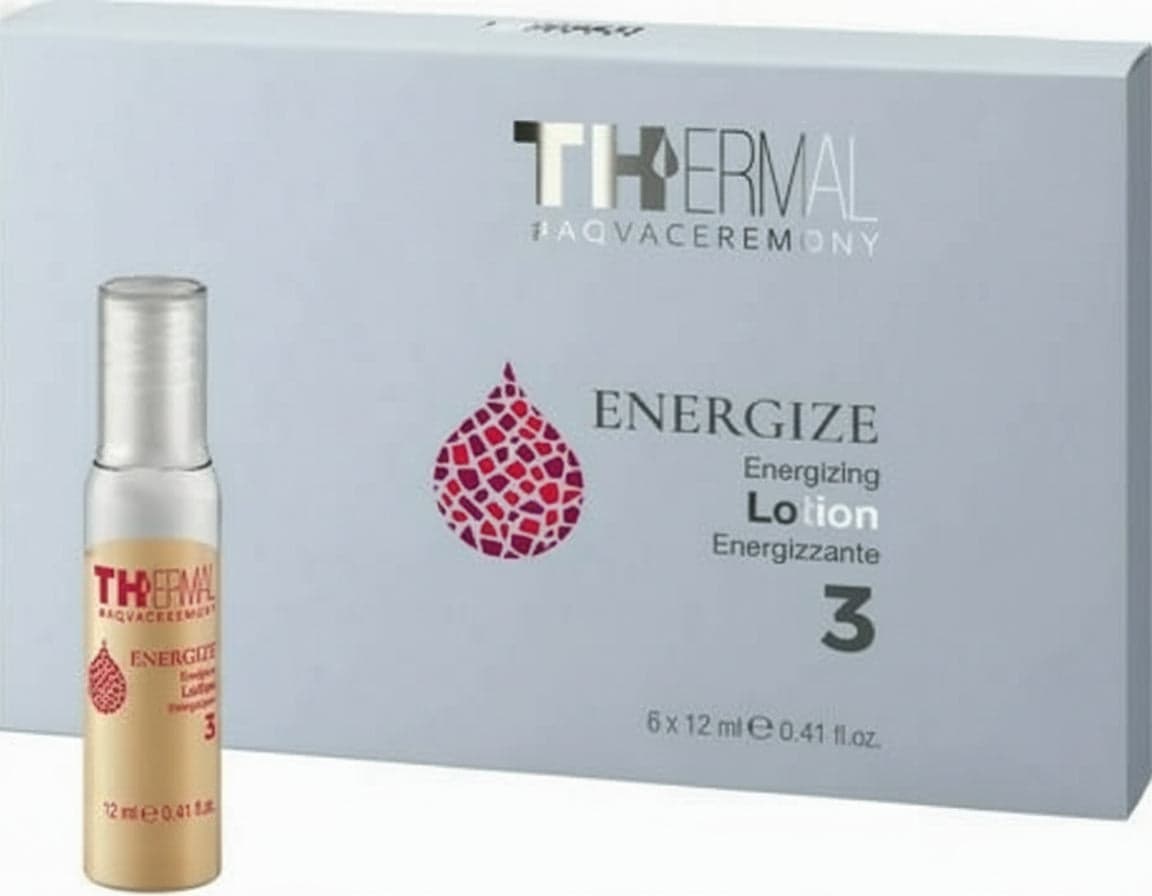 Emsibeth Thermal Energize Lotion Lozione Energizzante 6 X 12 Ml Trattamento Termale Per Capelli Deboli Tendenti Alla Caduta.
