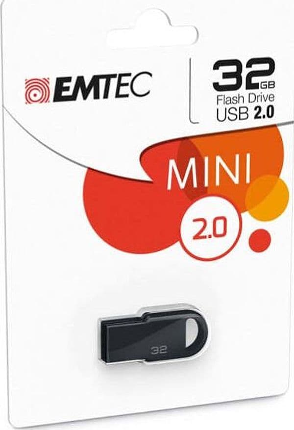 Emtec - Memoria Usb 2.0 - Nero - ECMMD32GD252 - 32GB Elettronica/Informatica/Dispositivi archiviazione dati/Dispositivi archiviazione dati esterni/PenDrive Eurocartuccia - Pavullo, Commerciovirtuoso.it