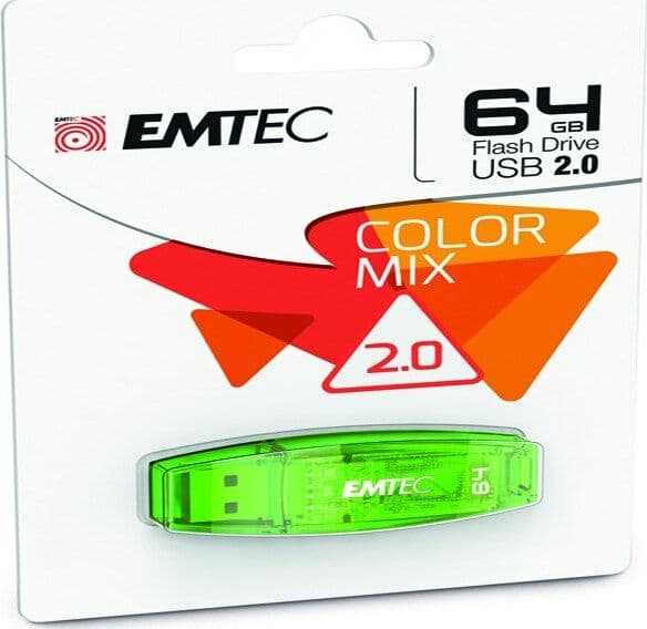 Emtec - USB 2.0 - C410 - 64 GB Elettronica/Informatica/Dispositivi archiviazione dati/Dispositivi archiviazione dati esterni/PenDrive Eurocartuccia - Pavullo, Commerciovirtuoso.it
