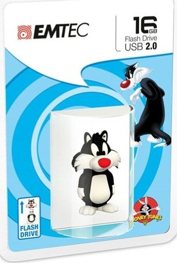 Emtec - USB 2.0 - L101 Sylvester 3D - 16 GB Elettronica/Informatica/Dispositivi archiviazione dati/Dispositivi archiviazione dati esterni/PenDrive Eurocartuccia - Pavullo, Commerciovirtuoso.it