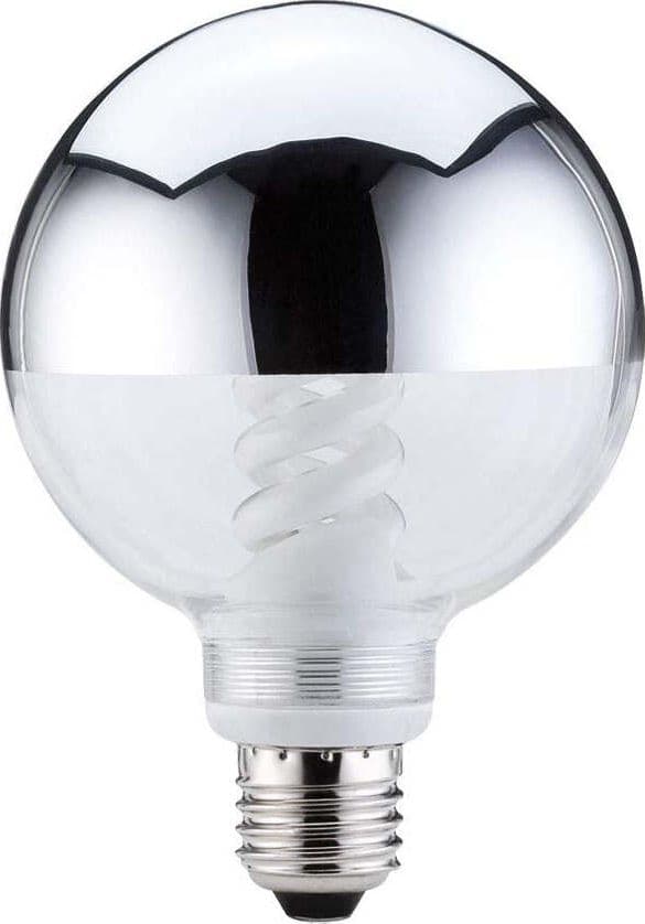 Energy-saving-bulb,-Global-100-11-W-E27-head-mirror-bulbs,-silver