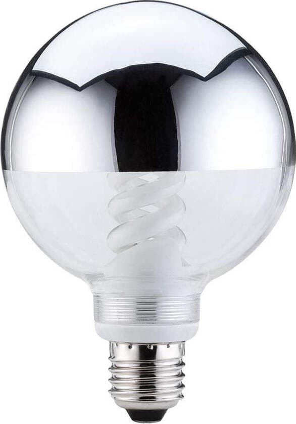 Energy-saving-bulb,-Global-100-11-W-E27-head-mirror-bulbs,-silver