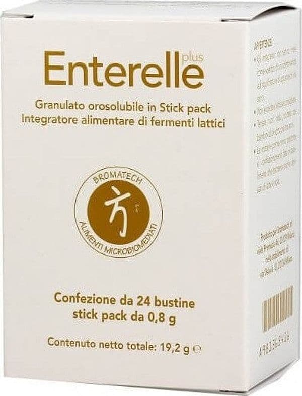 Enterelle integratore alimentare con fermenti lattici 24 bustine Bromatech