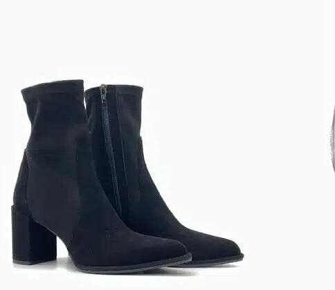 ENZO D'ALESSANDRO Tronchetto Donna Camoscio Nero in Ballerine Calzature Durello - Agna, commercioVirtuoso.it
