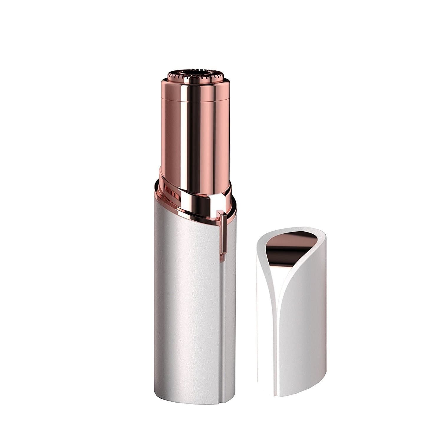 Epilatore-Depilatore-Rasoio-Donna-A-Forma-Di-Rossetto-A-Batteria-Con-Luce-Led