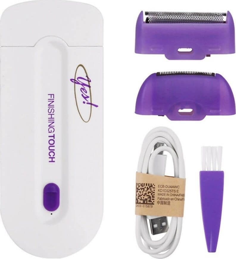 Epilatore-ricaricabile-versatile-per-viso-bikini-e-corpo-rasoio-indolore-e-preciso-con-luce-led
