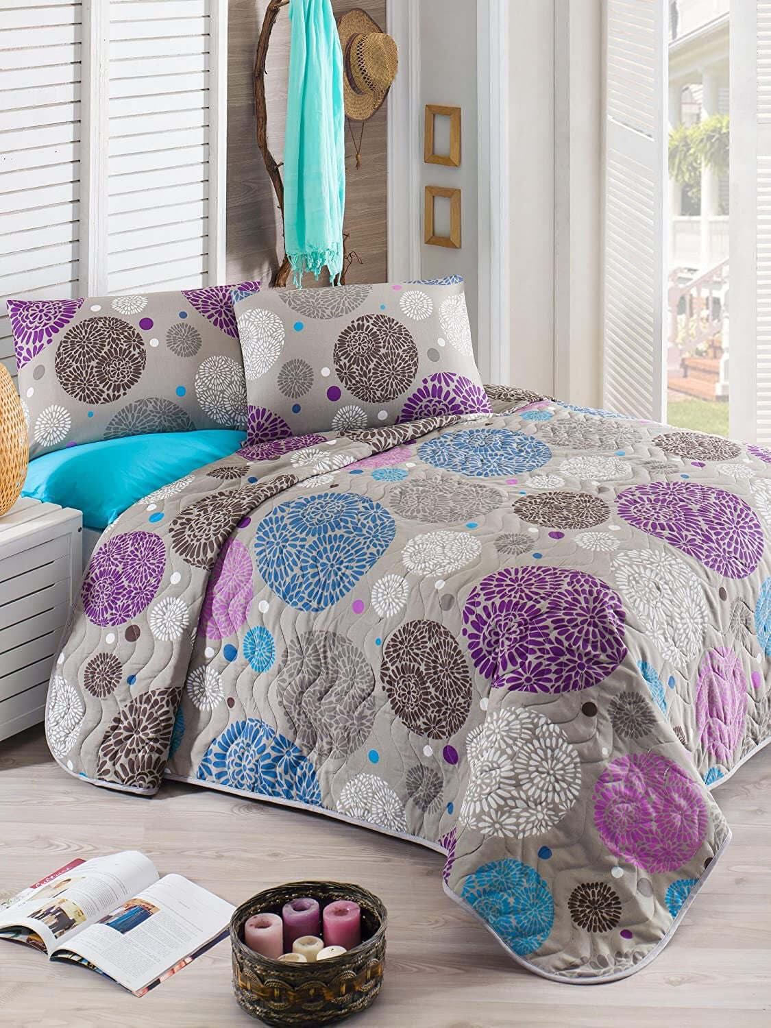 Eponj Home Copriletto Trapuntato Ibena Liliac 200x250 cm Casa e cucina/Tessili per la casa/Biancheria da letto/Coperte e trapunte/Trapunte Scontolo.net - Potenza, Commerciovirtuoso.it