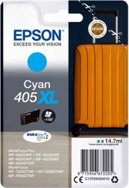 Epson - Cartucce ink - 405XL - ciano - C13T05H24010 - 1.100 pag Elettronica/Informatica/Stampanti e accessori/Accessori per stampanti a inchiostro e laser/Cartucce d'inchiostro Eurocartuccia - Pavullo, Commerciovirtuoso.it