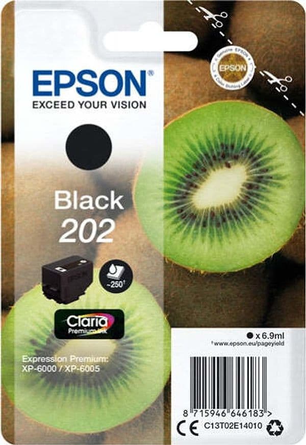 Epson - Cartuccia ink - 202 - Nero - C13T02E14010 - 6 9ml Elettronica/Informatica/Stampanti e accessori/Accessori per stampanti a inchiostro e laser/Cartucce d'inchiostro Eurocartuccia - Pavullo, Commerciovirtuoso.it