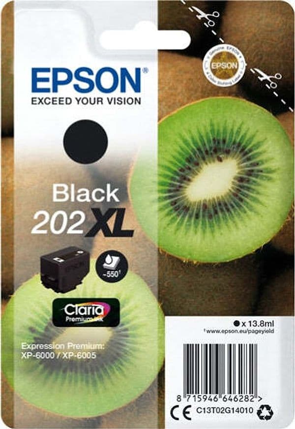 Epson - Cartuccia ink - 202XL - Nero - C13T02G14010 - 13 8ml Elettronica/Informatica/Stampanti e accessori/Accessori per stampanti a inchiostro e laser/Cartucce d'inchiostro Eurocartuccia - Pavullo, Commerciovirtuoso.it