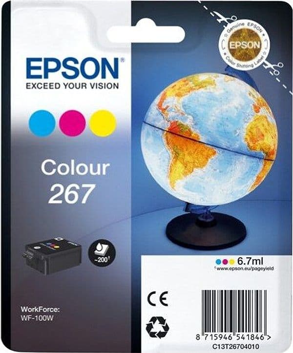 Epson - Cartuccia ink - 267 - C-M-Y - C13T26704010 - 6 7ml Elettronica/Informatica/Stampanti e accessori/Accessori per stampanti a inchiostro e laser/Cartucce d'inchiostro Eurocartuccia - Pavullo, Commerciovirtuoso.it