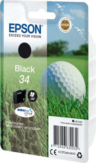 Epson - Cartuccia ink - 34 - Nero - C13T34614010 - 6 1ml Elettronica/Informatica/Stampanti e accessori/Accessori per stampanti a inchiostro e laser/Cartucce d'inchiostro Eurocartuccia - Pavullo, Commerciovirtuoso.it