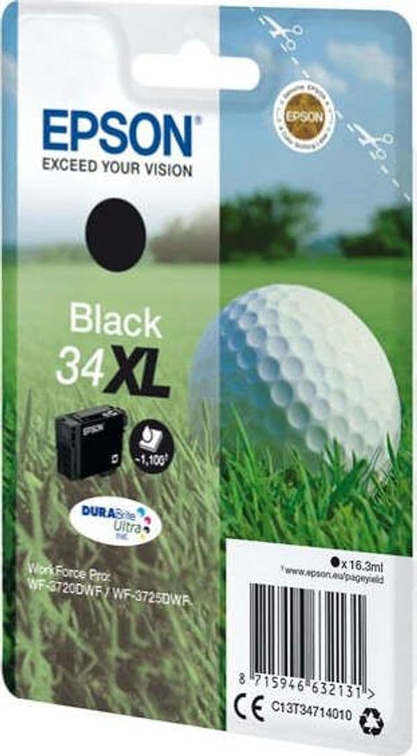 Epson - Cartuccia ink - 34XL - Nero - C13T34714010 - 16 3ml Elettronica/Informatica/Stampanti e accessori/Accessori per stampanti a inchiostro e laser/Cartucce d'inchiostro Eurocartuccia - Pavullo, Commerciovirtuoso.it