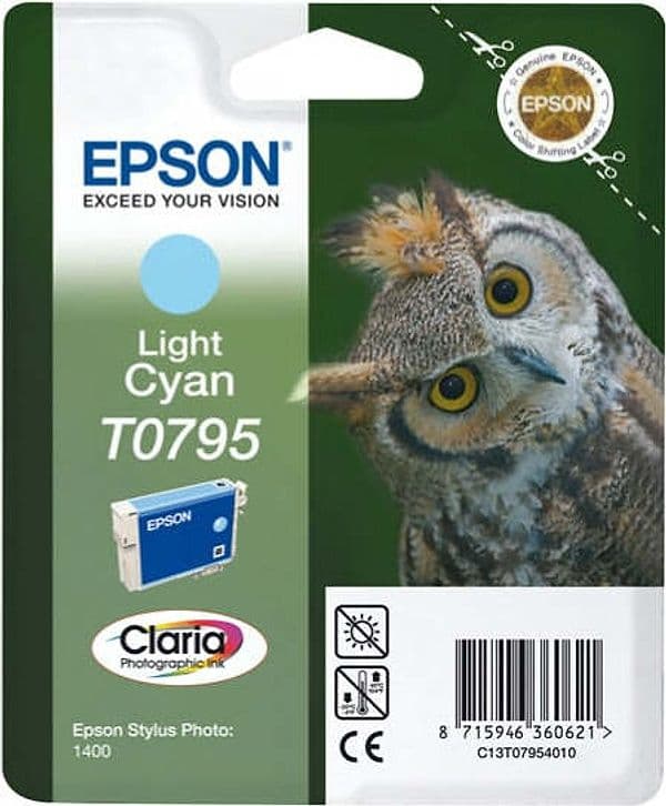 Epson - Cartuccia ink - Ciano - T0795 - C13T07954010 - 11 1ml Elettronica/Informatica/Stampanti e accessori/Accessori per stampanti a inchiostro e laser/Cartucce d'inchiostro Eurocartuccia - Pavullo, Commerciovirtuoso.it