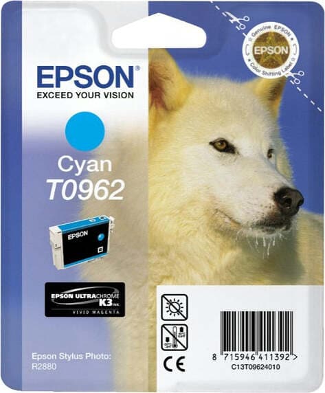 Epson - Cartuccia ink - Ciano - T0962 - C13T09624010 - 11 4ml Elettronica/Informatica/Stampanti e accessori/Accessori per stampanti a inchiostro e laser/Cartucce d'inchiostro Eurocartuccia - Pavullo, Commerciovirtuoso.it