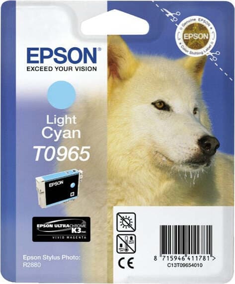 Epson - Cartuccia ink - Ciano chiaro - T0965 - C13T09654010 - 11 4ml Elettronica/Informatica/Stampanti e accessori/Accessori per stampanti a inchiostro e laser/Cartucce d'inchiostro Eurocartuccia - Pavullo, Commerciovirtuoso.it
