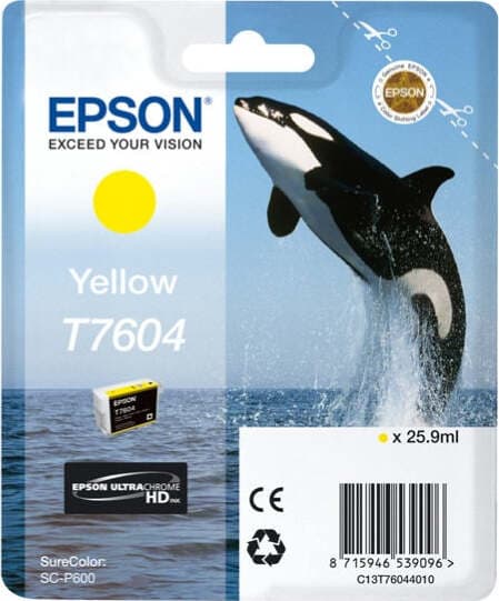 Epson - Cartuccia ink - Giallo - T7604 - C13T76044010 - 25 9ml Elettronica/Informatica/Stampanti e accessori/Accessori per stampanti a inchiostro e laser/Cartucce d'inchiostro Eurocartuccia - Pavullo, Commerciovirtuoso.it