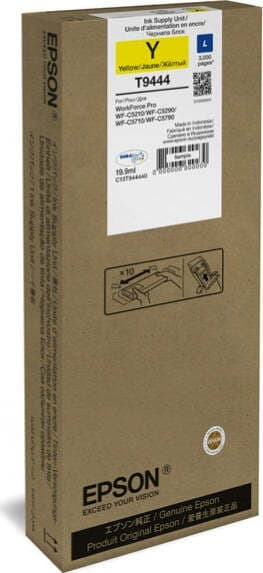 Epson - Cartuccia ink - Giallo - T9444 - C13T944440 - 19 9ml Elettronica/Informatica/Stampanti e accessori/Accessori per stampanti a inchiostro e laser/Cartucce d'inchiostro Eurocartuccia - Pavullo, Commerciovirtuoso.it